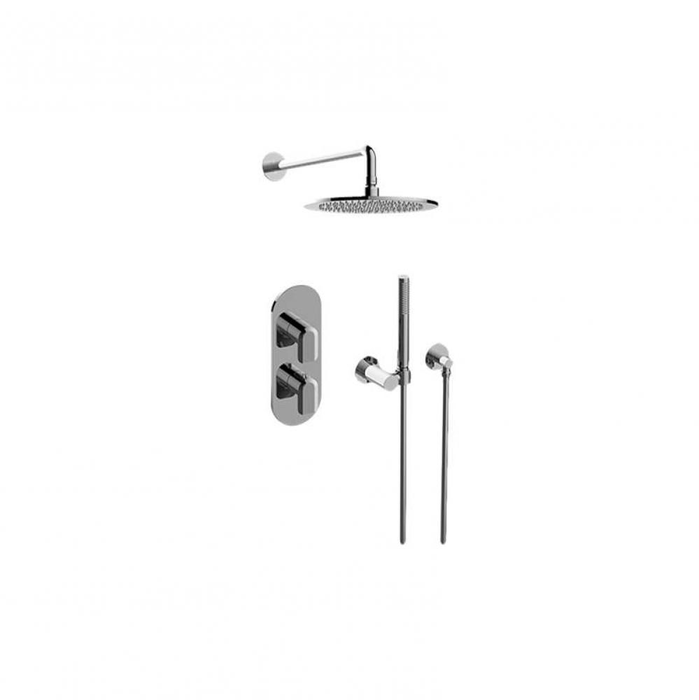 M-Series Thermostatic Shower System - Shower with Handshower (Trim Only)