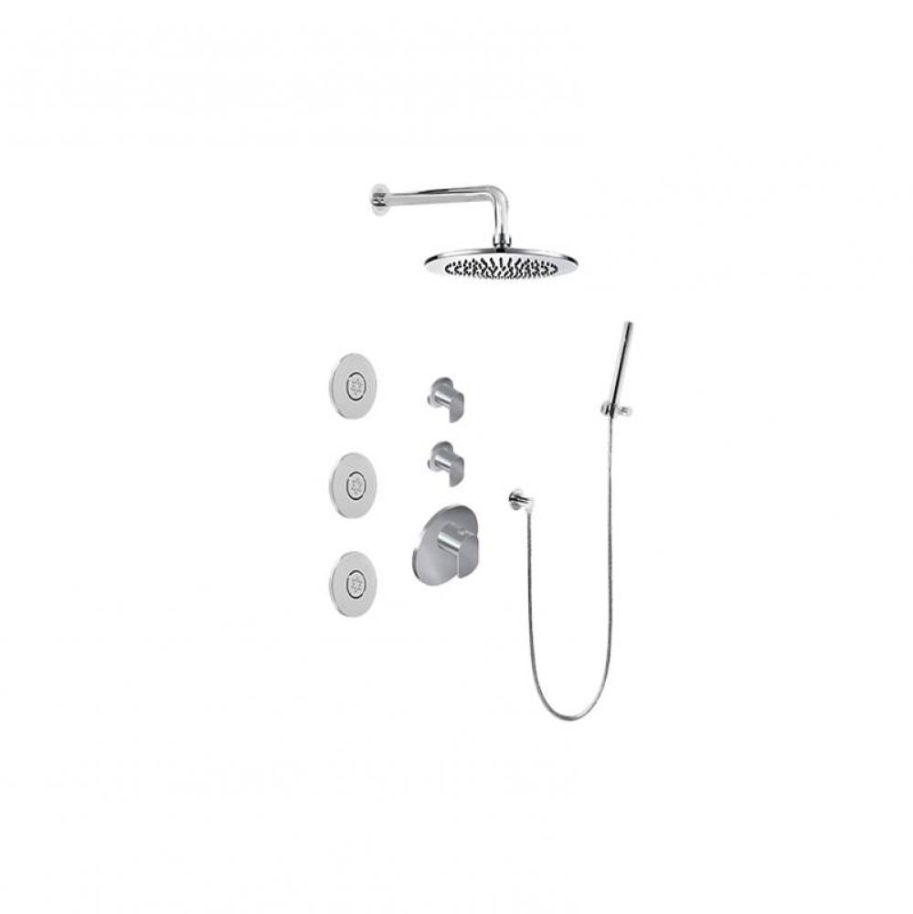 M-Series Full Thermostatic Shower System (Rough & Trim)