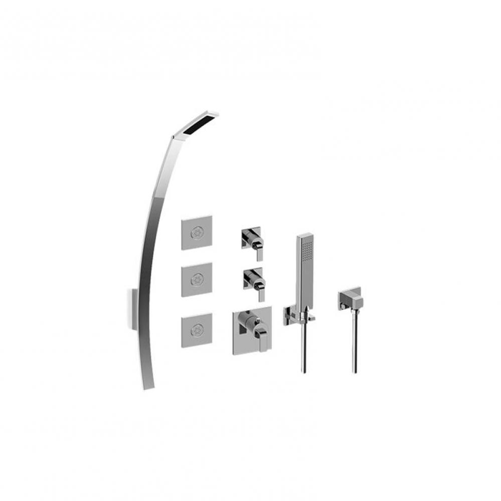 M-Series Full Thermostatic Shower System (Rough & Trim)