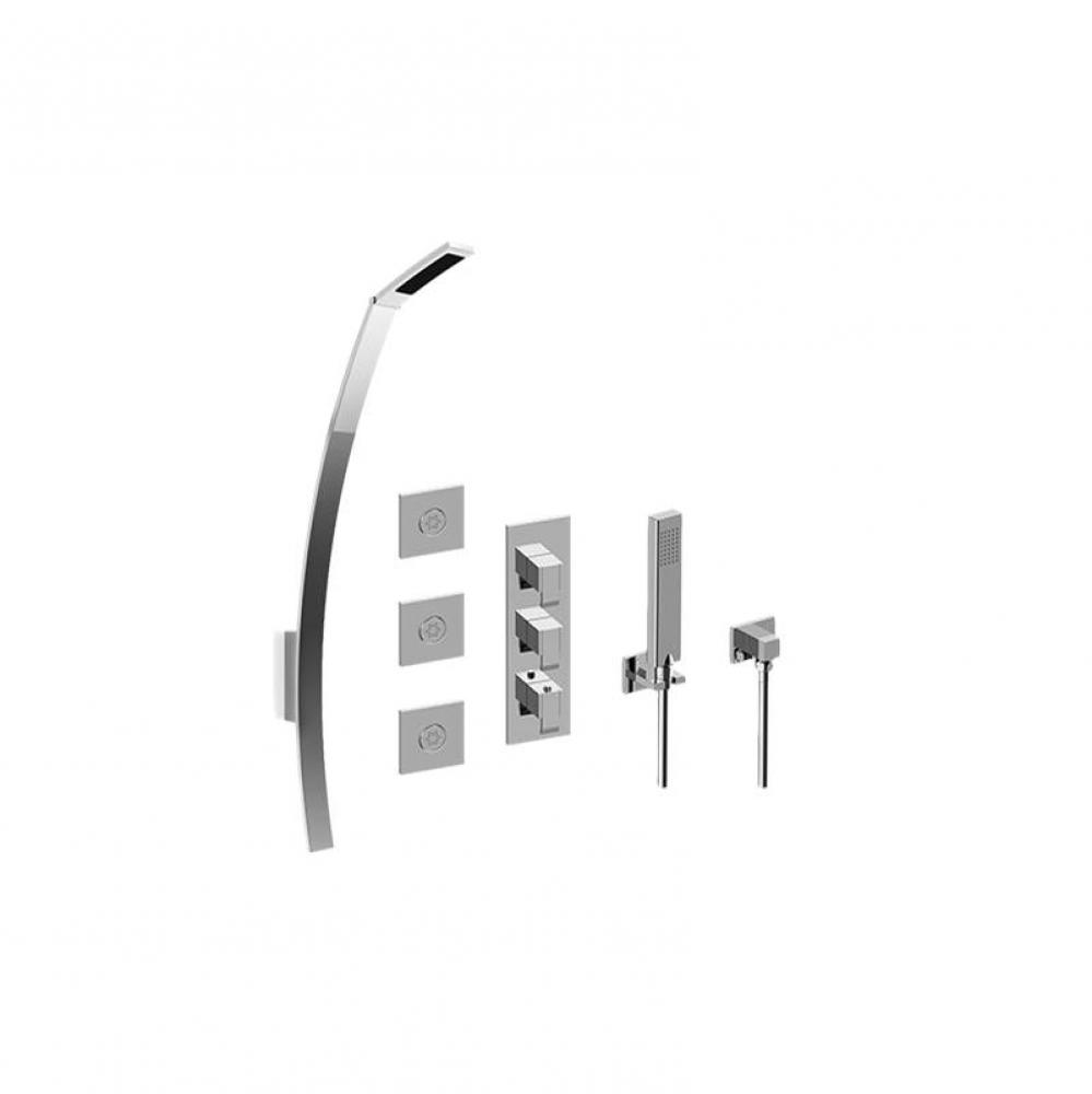 M-Series Full Thermostatic Shower System (Rough & Trim)