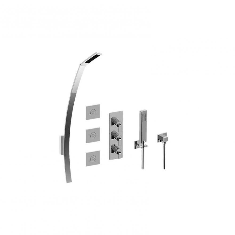 M-Series Full Thermostatic Shower System (Rough & Trim)
