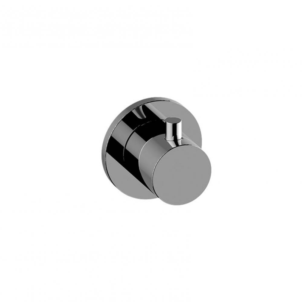 M.E. Round M-Series 3-Way Shared Diverter Valve Trim with Handle