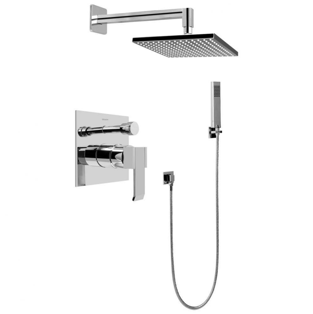 Contemporary Pressure Balancing Shower Set (Rough & Trim)