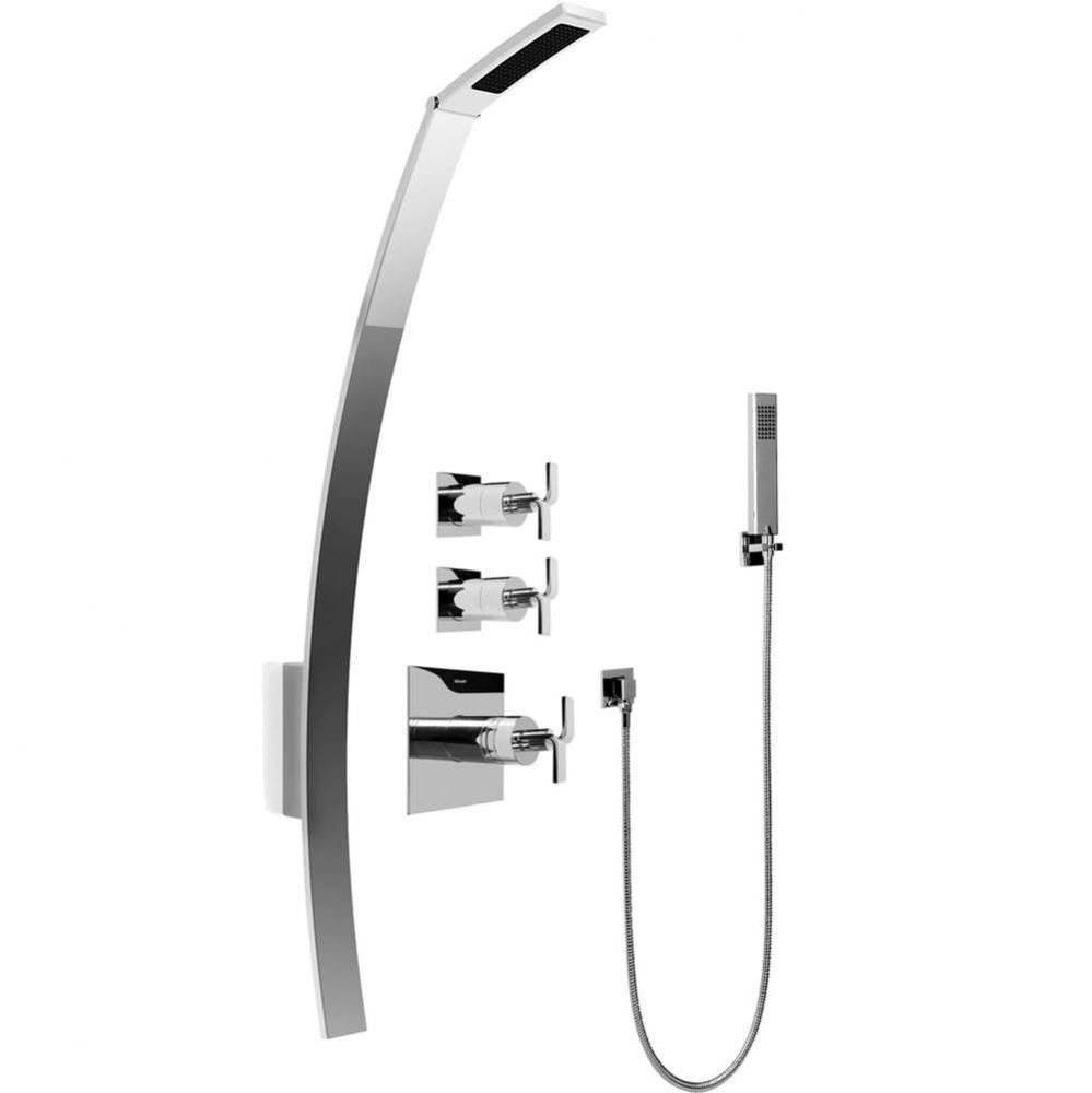 Luna Thermostatic Shower Set w/Handshower (Rough & Trim)