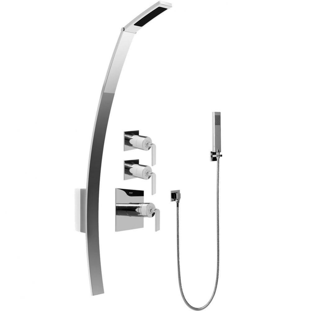 Luna Thermostatic Shower Set w/Handshower (Rough & Trim)
