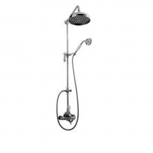 Graff CD2.02-LM34S-PC - Adley Exposed Thermostatic Shower System w/Handshower (Rough and Trim)