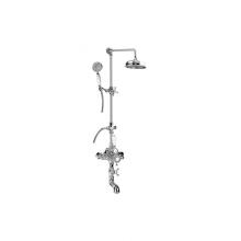 Graff CD4.02-C2S-PC - Adley Exposed Thermostatic Tub and Shower System w/Handshower (Rough and Trim)