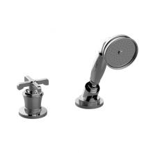 Graff G-11655-R3BNi-C20B-PC-T - Vignola Deck-Mounted Handshower and Diverter Set - Trim Only