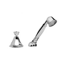 Graff G-1955-PC - Topaz Deck-Mounted Handshower & Diverter Set