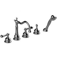 Graff G-2551-LM34-PC - Adley Roman Tub Set
