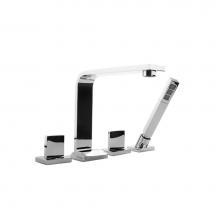 Graff G-3651-C14B-PC - Targa Roman Tub Set