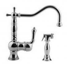 Graff G-4230-LM7-PC - Pesaro Single Lever Kitchen Faucet w/Side Spray
