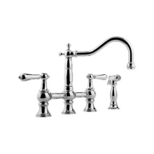 Graff G-4845-LM34-PC - Bridge Kitchen Faucet with Side Spray