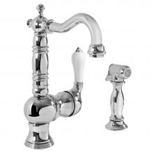 Graff G-5237-LC3-PC - Adley Prep Faucet w/Side Spray