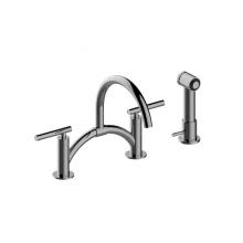 Graff G-5895-LM49-AU - Contemporary Bridge Bar/Prep Faucet w/Independent Side Spray