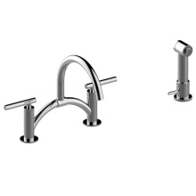 Graff G-5895-LM49-PC - Bridge Bar/Prep Faucet with Independent Side Spray