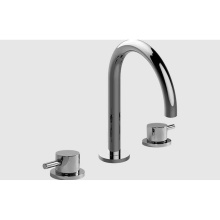 Graff G-6111N-LM41B-PC/BK - M.E. Widespread Lavatory Faucet