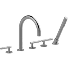 Graff G-6153-LM62B-PC/BK - M.E. Roman Tub Set
