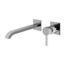Graff G-6236-LM39W-PC - Qubic Tre Wall-Mounted Lavatory Faucet w/Single Handle