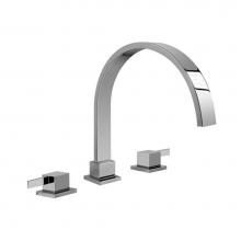 Graff G-6250-LM39B-PC - Qubic Tre Roman Tub