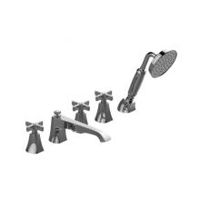 Graff G-6853-C15B-PC - Finezza DUE Roman Tub Set w/Handshower w/Cross Handle (Rough and Trim)