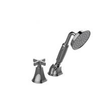 Graff G-6855-C15B-PC-T - Finezza UNO Deck-Mounted Handshower & Diverter Set w/Cross Handle (Trim)