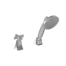 Graff G-6856-C15B-PC - Finezza DUE Deck-Mounted Handshower & Diverter Set w/Cross Handle (Rough & Trim)