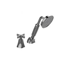 Graff G-6856-C15B-PC-T - Finezza DUE Deck-Mounted Handshower & Diverter Set w/Cross Handle (Trim)