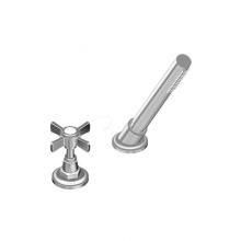 Graff G-6955-C16B-PC - Camden Deck-Mounted Handshower & Diverter Set w/Cross Handle (Rough & Trim)