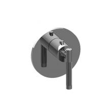 Graff G-8037-LM57E-PC-T - Harley Round M-Series Thermostatic Valve Trim Plate with Handle