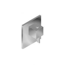 Graff G-8043-LM39E-PC-T - M-Series Square Thermostatic Valve Trim Plate w/Qubic Tre Handle
