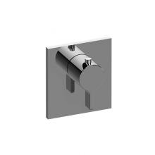 Graff G-8043-LM46E-PC-T - Terra Square M-Series Thermostatic Valve Trim Plate with Handle