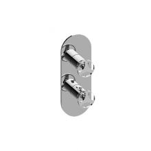 Graff G-8047-C19E0-PC-T - Harley Round M-Series Valve Trim with Two Handles