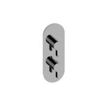 Graff G-8047-LM46E0-PC/MBK-T - Terra Round M-Series Valve Trim with Two Handles