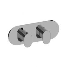 Graff G-8047H-LM44E0-PC-T - Ametis Round M-Series Valve Trim with Two Handles (Horizontal Orientation)