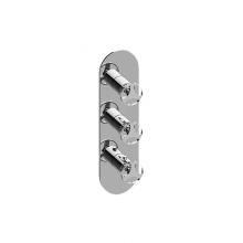 Graff G-8056-C19E0-PC-T - Harley Round M-Series Valve Trim with Three Handles