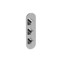 Graff G-8056-LM42E0-PC-T - Sento Round M-Series Valve Trim with Three Handles