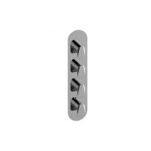 Graff G-8058-LM59E0-PC-T - M-Series Round Thermostatic 4-Hole Trim Plate and Handle (Trim Only)