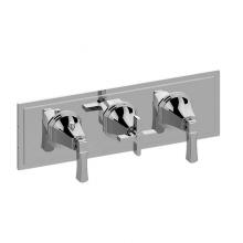 Graff G-8078H-2L1C-PC-T - Finezza UNO M-Series Valve Trim with Three Handles (Horizontal Orientation)