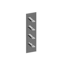 Graff G-8083-C14E0-PC-T - M-Series Transitional M-Series Valve Trim with Four Handles