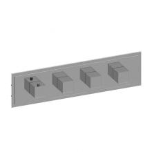 Graff G-8083H-SH0-PC-T - M-Series Transitional M-Series Valve Trim with Four Handles (Horizontal Orientation)