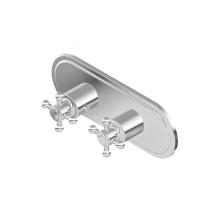 Graff G-8086H-C2E0-PC-T - Adley Traditional M-Series Valve Trim with Two Handles (Horizontal Orientation)