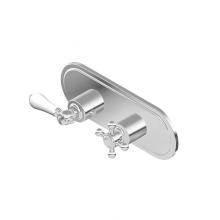 Graff G-8086H-LC1C2-PC-T - Adley Traditional M-Series Valve Trim with Two Handles (Horizontal Orientation)