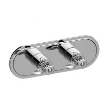 Graff G-8086H-LM14E0-PC-T - Topaz Traditional M-Series Valve Trim with Two Handles (Horizontal Orientation)
