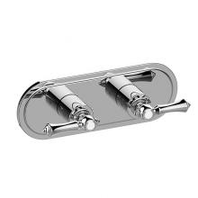 Graff G-8086H-LM15E0-PC-T - Adley Traditional M-Series Valve Trim with Two Handles (Horizontal Orientation)