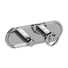 Graff G-8086H-LM56C18-PC-T - Vintage Traditional M-Series Valve Trim with Two Handles (Horizontal Orientation)