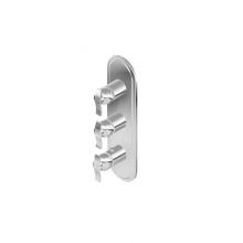 Graff G-8087-LM20E0-PC-T - Bali Traditional M-Series Valve Trim with Three Handles
