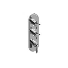 Graff G-8087-LM48C16-PC-T - Camden Traditional M-Series Valve Trim with Three Handles