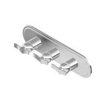 Graff G-8087H-LM20E0-PC-T - Bali Traditional M-Series Valve Trim with Three Handles (Horizontal Orientation)