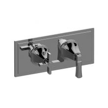 Graff G-8049H-1C1L-PC-T - Finezza UNO M-Series Valve Trim with Two Handles (Horizontal Orientation)